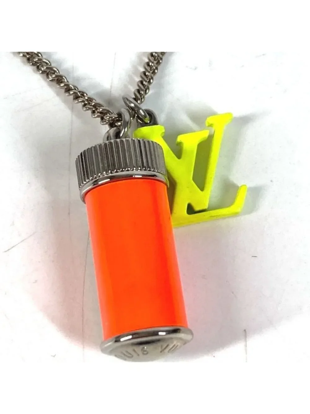 Louis Vuitton Necklace Collier LV Fluo Metal Yellow